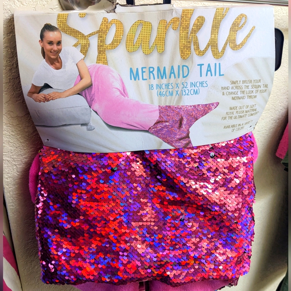 New Pink Mermaid Blanket